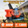 Cordless Grass Trimmer With Wheels 2Pcs 3.0Ah Batteries Rechargeable 3 Types Of Blades Head Angle Adjustable Lightweight