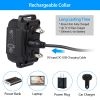 Dog Bark Collar Rechargeable Waterproof Beep Vibration Static Stimulation Bark Stopper Automatic Identification Collar With 6 Intensity Dual Modes