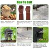 Humane Trap Cage With Waterproof Cover Gloves Catch Release Live Animal Rodent Cage Collapsible Galvanized Wire For Raccoons Beavers Groundhogs