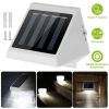 Led Solar Powered Stair Lights Dusk-To-Dawn Waterproof Garden Pathway Patio Fence Lamp
