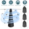 Fly Repellent Fan 4Pcs Battery Powered Table Top Bug Deterrent Fan Hanging Food Fans For Party Bbq Picnic Camping