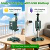 Solar Powered Motion Sensor Animal Repellent Sprinkler With Flashing Light Outdoor Animal Deterrent For Cats Dogs Squirrels Birds Raccons Deer