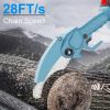 Mini Chainsaw Portable Handheld Cordless Small Chain Saw Battery Powered With 2Pcs 2200Mah Rechargeable Batteries 4In/6In Chains For Pruning