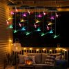 Solar Dragonfly Wind Chime 7 Color Changing Wind Chime For Outside Ipx4 Waterproof Outdoor Garden Yard Decor