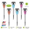 Solar Garden Lights Outdoor Pathway Lights 6Packs Ip44 Water-Resistant Landscape Lights 8Hrs For Yard Driveway Walkway