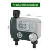 Sprinkler Timer With 2 Outlet Zones Digital Programmable Hose Faucet Timer Manual Automatic Watering Intelligent Drip Irrigation System For Garden Yar