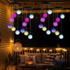 Solar Ball Wind Chime 7 Color Changing Wind Chime For Outside Ipx4 Waterproof Outdoor Garden Yard Decor