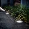 Solar Ground Light Waterproof Buried In-Ground Path Deck Lawn Patio Light 4Led