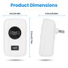 Ultrasonic Insect Repellent Indoor Plug 6 Pack 32-120Khz Bug Repellent Mosquito Roaches Mice Control With 3 Modes For Bedroom Garage