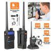 Baofeng Uv-5R 5W Walkie Talkie Uhf Vhf Dual Band Two Way Ham Radio Transceiver