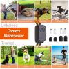 Dog Training Collar Ip65 984Ft Waterproof Pet Beep Vibration Electric Shock Collar 3 Channels Rechargeable Transmitter Receiver Trainer With Recording