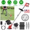 Cordless Grass Trimmer Rechargeable Weed Cutter With 2 Alloy Saw Blades 2 Alloy Blades 10 Plastic Blades 2 Rechargeable Batteries
