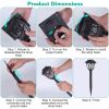 Solar Powered Stake Outdoor Light Decorative Landscape Lamp 6Pack Ip45 Waterproof Auto On Off Outdoor Light For Pathway Garden Yard Patio