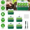 Seed Starter Tray With Grow Light Humidity Dome Germination Kit with 5Packs Seeds 5-Level Brightness 4 Timers For Indoor Greenhouse