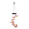 Solar Butterfly 7 Color Changing Wind Chimes For Outside 2Pack Ipx4 Waterproof Outdoor Garden Yard Decor Porch
