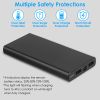 Power Bank Portable External Battery Pack Phone Charger 20000mAh with Dual Usb Output Ports Type C Micro Usb Input