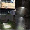 Solar Spotlights Outdoor 10Leds Landscape Lights 120° Motion Sensor Lamps 180°Lighting Ip65 Waterproof For Garage Garden Front Door