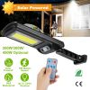 Solar Powered Outdoor Wall Lights 100Led Motion Sensor Lamp Ip65 Waterproof 3 Modes Sensor Light Remote Control For Street Front Door Deck Garden