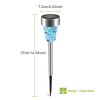 Solar Garden Lights Outdoor Pathway Lights 6Packs Ip44 Water-Resistant Landscape Lights 8Hrs For Yard Driveway Walkway