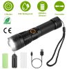 Tactical Led Flashlight Zoomable Rechargeable Search Light Torch 50000Lm 5Modes Night Light For Night Walking Adventures