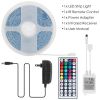 Led Strip Lights 16.4Ft 150 Leds Rgb Color Changing Lamp Ip65 Waterproof 5050 Led Dimmable Led Decorative Lights Diy Strip Lights Remote