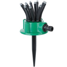 Lawn Sprinkler Automatic 360° Flexible 12 Tubes Garden Water Irrigation Sprayers Garden Sprinkler
