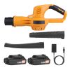 Cordless Leaf Blower Handheld Battery Powered Air Blower Max 124Mph 300Cfm With 2 Adjustable Speeds 2Pcs 18V 2000Ma Battery And Charger