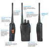 Walkie Talkies Two Way Radio 2 X Baofeng Bf-888S Uhf 16Ch 400-470Mhz Long Range