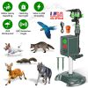 Solar Powered Motion Sensor Animal Repellent Sprinkler With Flashing Light Outdoor Animal Deterrent For Cats Dogs Squirrels Birds Raccons Deer