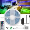 Led Strip Lights 16.4Ft 150 Leds Rgb Color Changing Lamp Ip65 Waterproof 5050 Led Dimmable Led Decorative Lights Diy Strip Lights Remote