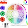 LED Strip Lights 300 5M/16.5Ft 20 Colors Rgb Led Strip Ip65 Waterproof with Remote
