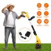 Cordless Garden Tiller Cultivator With 20V Rechargeable Battery 3.93In Width 6.69In Depth 250Rpm Max For Garden Yard Farm Lawn