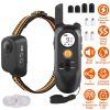 Dog Training Collar Ip65 984Ft Waterproof Pet Beep Vibration Electric Shock Collar 3 Channels Rechargeable Transmitter Receiver Trainer With Recording