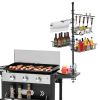 Griddle Caddy Paper Towel Holder Hook Baskets Bbq Accessories Storage Rack Vertical Standing Bbq Organizer Grill Utensil Storage