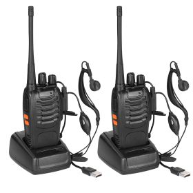 Walkie Talkies Two Way Radio 2 X Baofeng Bf-888S Uhf 16Ch 400-470Mhz Long Range