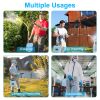 Battery Operated Portable Garden Water Sprayer 5L/1.32Gallon Electric Sprayer Rechargeable with Telescopic Handle 3 Spray Nozzles ADJ Shoulder Strap
