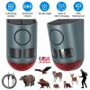 2Pack 3-In-1 Ultrasonic Solar Animal Repeller Motion Activated Animal Repellent With Ultrasonic Sound Alarm Strobe Light 4 Modes Ip55 Waterproof