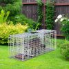 Live Humane Animal Heavy Duty Folding Catch & Release Trap 25.59In Rodent Cage Rabbit Squirrel Possum Skunk Kitten Raccoon ETC.