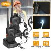 Walkie Talkies Two Way Radio 2 X Baofeng Bf-888S Uhf 16Ch 400-470Mhz Long Range
