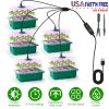 Seed Starter Tray With Grow Light Humidity Dome Germination Kit with 5Packs Seeds 5-Level Brightness 4 Timers For Indoor Greenhouse