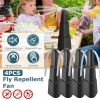 Fly Repellent Fan 4Pcs Battery Powered Table Top Bug Deterrent Fan Hanging Food Fans For Party Bbq Picnic Camping