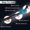 Cordless Leaf Blower 93Mph 431Cfm Battery Powered Leaf Blower 6 Variable Speeds 2 Rechargeable Batteries Yard Garden Garage driveway