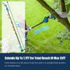 2-In-1 Cordless Pole Saw Mini Chainsaw with Extension Pole 21V Battery 8” Electric Brushless Pole Chainsaw With Auto Oiler Safety Switch 6.4Lbs