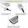 LED Strip Lights 300 5M/16.5Ft 20 Colors Rgb Led Strip Ip65 Waterproof with Remote