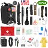 Emergency Survival Kit Survival Gear Equipment & First Aid Supplies Kit 47Pcs For Hunting Camping Outdoor Adventure Gardening ETC.