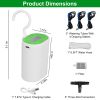 Automatic Watering System Kit with Timer Pump Device For 12Plants Rechargeable Battery Programmable Plant Watering Timer Drip Irrigation System