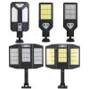 Solar Wall Light Outdoor 33 Cob Beads Pir Motion Sensor Remote Control Wireless Lamps Ip45 Waterproof Lighting For Garage Front Door Garden Pathway
