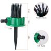 Lawn Sprinkler Automatic 360° Flexible 12 Tubes Garden Water Irrigation Sprayers Garden Sprinkler