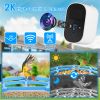 Solar Powered Bird Feeder 2K Bird Watching Camera With Pir Motion Ai Birds Species Identify Two-Way Audio Real-Time App Notification Capture Video