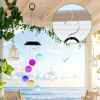 Solar Ball Wind Chime 7 Color Changing Wind Chime For Outside Ipx4 Waterproof Outdoor Garden Yard Decor